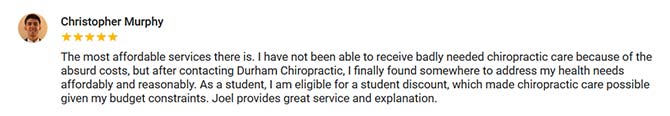 Chiropractic Durham NH Google Reviews Christopher Murphy